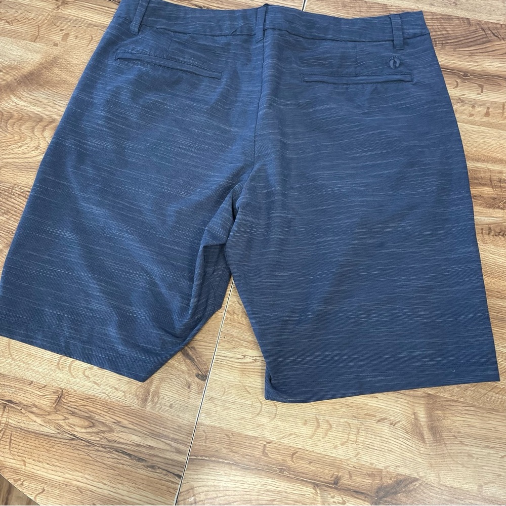 Men's Blue Shorts with Drawstring - Picture 3 of 6
